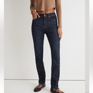 Madewell NWT❗️Petite Mid-Rise Stovepipe Jeans in Dalesford Wash